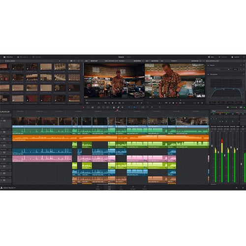 Blackmagic Design DaVinci Resolve 15 Studio Professional Video Editing Software with USB Dongle - Perfect for Film, TV & YouTube Content Creators