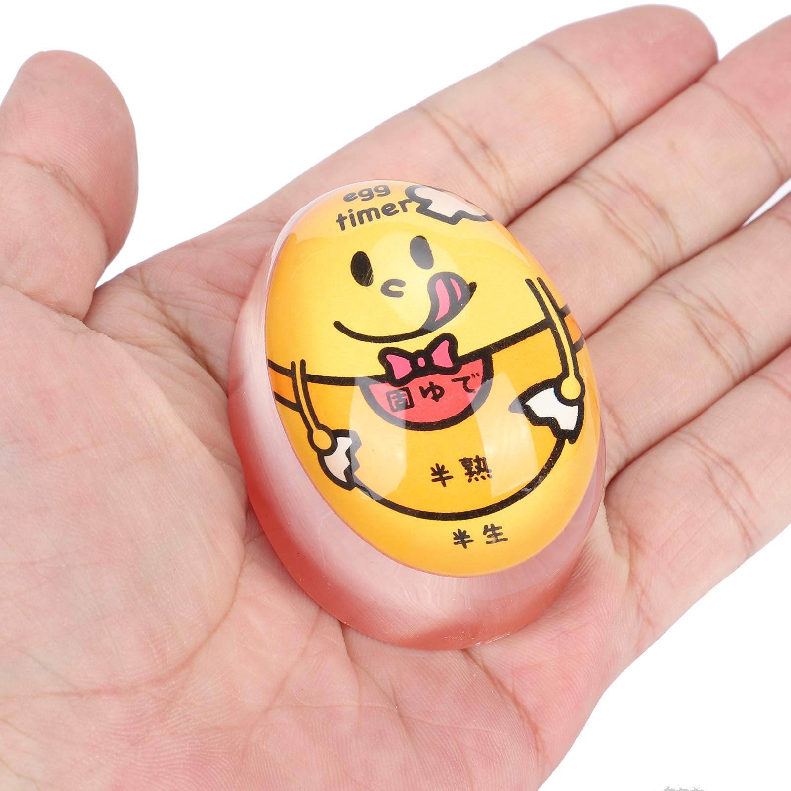 2Pcs Color Changing Egg Timer - Kitchen Cooking Timer for Perfect Soft, Medium & Hard Boiled Eggs | BPA-Free Resin Egg Cooker Accessory | Ideal for Breakfast Meal Prep & Home Cooking