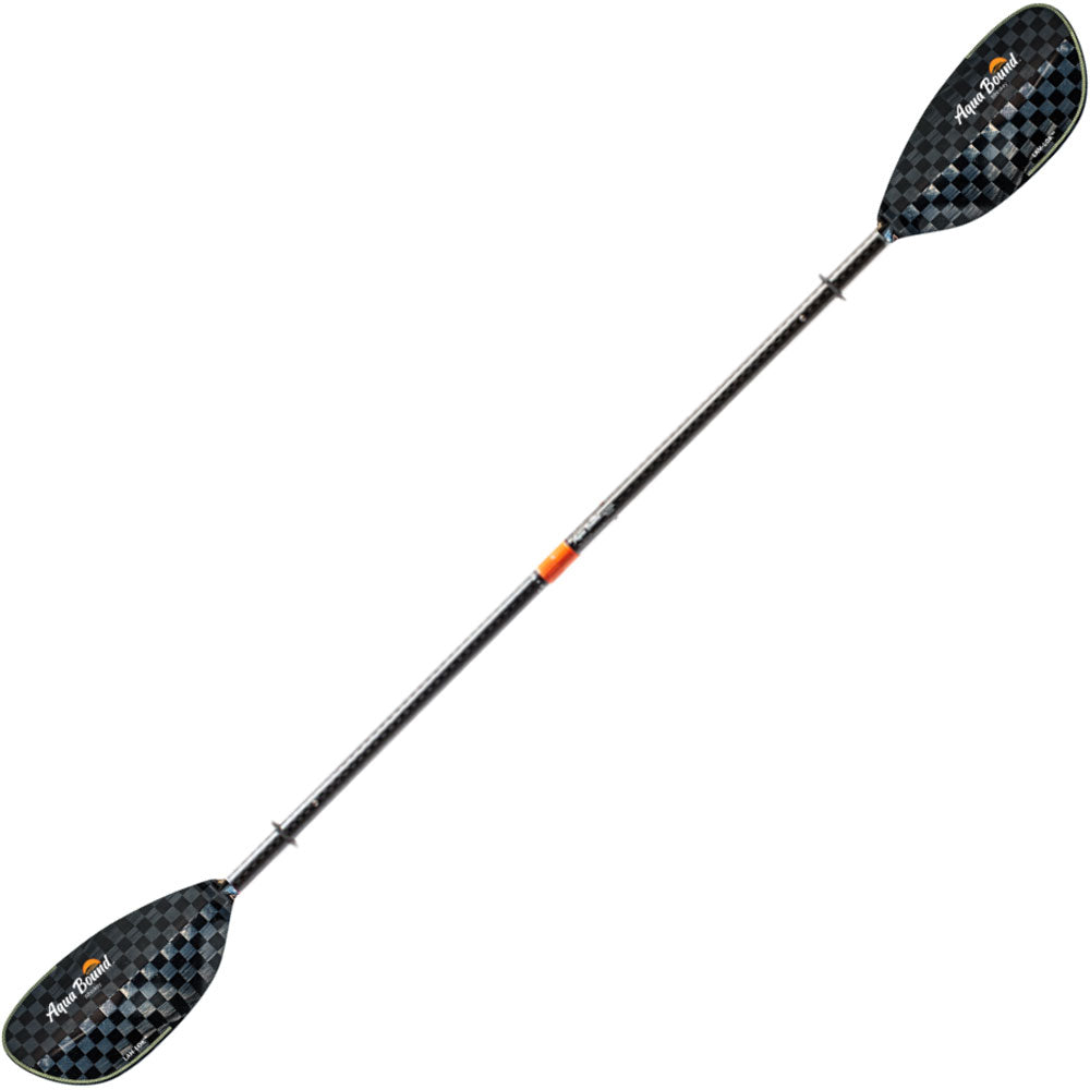 Aqua Bound Whiskey Carbon Straight Shaft Posi Lok 4-Piece Kayak Paddle - Lightweight & Durable Kayaking Gear for Touring, Fishing & Recreational Paddling