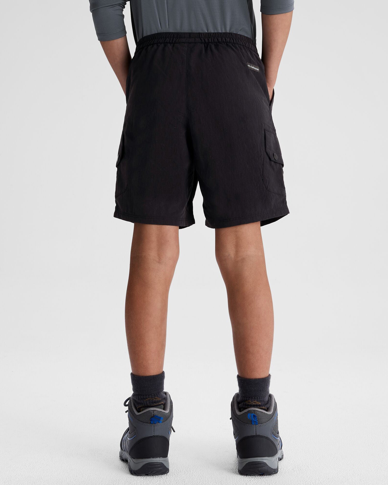 Boys' EVRY Day Cargo Shorts - Comfortable Stretch Fabric with Multiple Pockets | Black | Perfect for School, Outdoor Play & Summer Activities