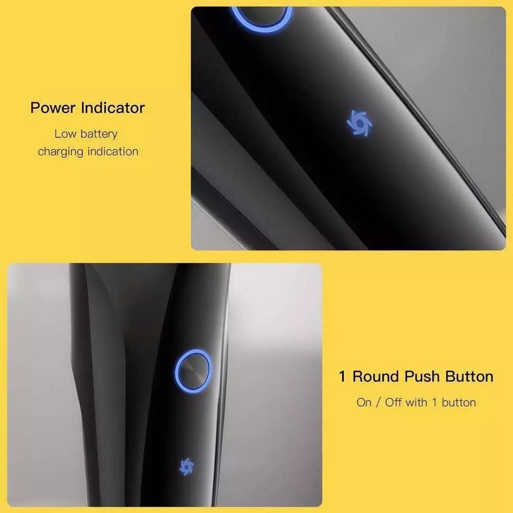 Rechargeable Cordless 3D Rotary Electric Razor for Men - Pop-Up Beard Trimmer & Face Shaver - Perfect for Travel, Home & Office Use