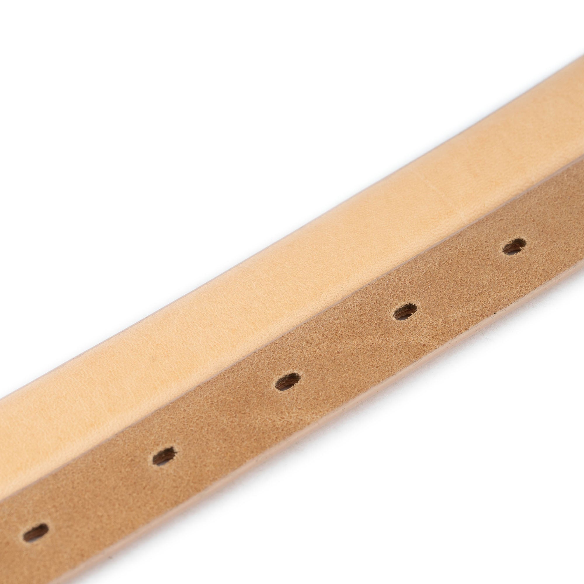 Genuine Leather Replacement Belt Strap for Cartier Buckles - 2.0cm Width, Natural Color | Dress Belts, Casual Wear & Formal Attire Accessories