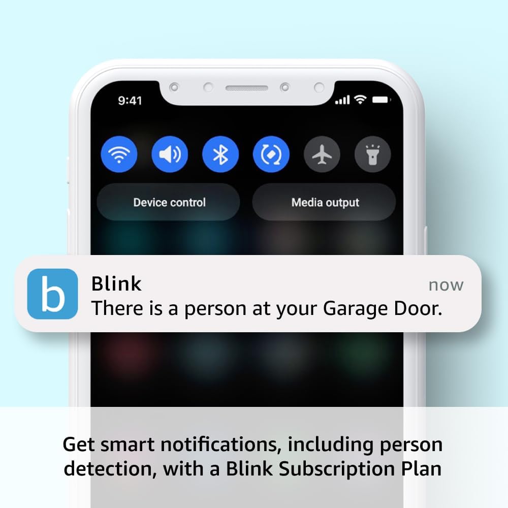 Blink Mini 2 (Newest Model) Weatherproof Security Camera with HD Video, Motion Detection & Built-in Spotlight - Indoor/Outdoor Home Monitoring & Pet Camera System - Includes 2 Black Cameras & Weather Resistant Adapter - Perfect for Home Security, Baby Monitoring & Property Surveillance
