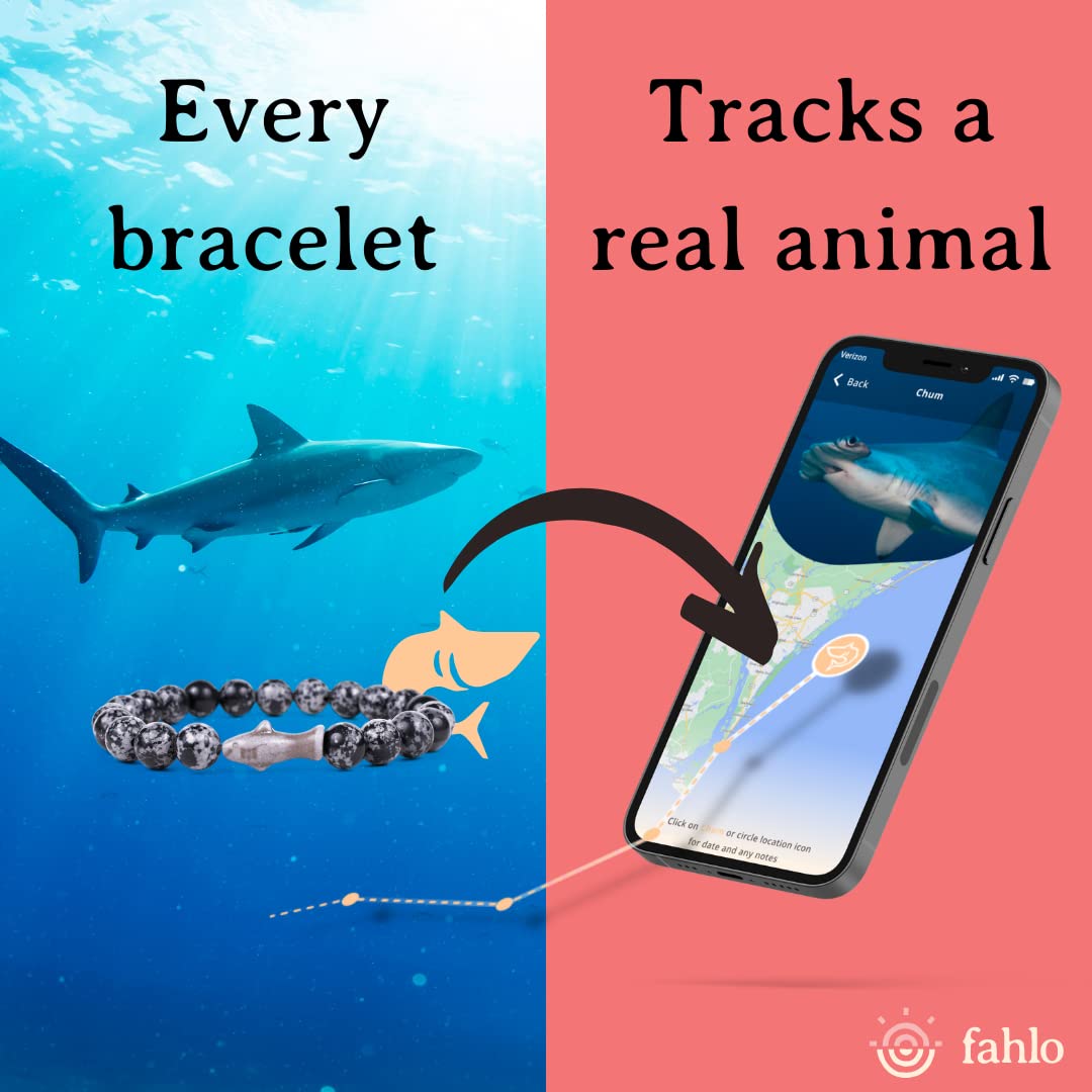 Fahlo Pink Edition Bundle - Adjustable Elastic Tracking Bracelet for Men & Women | Perfect for Ocean Conservation, Animal Tracking & Outdoor Adventures