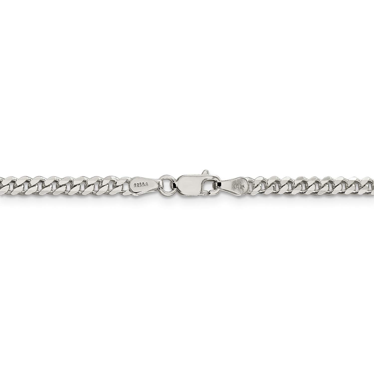 925 Sterling Silver Curb Chain Necklace, Bracelet or Anklet Set - Durable & Hypoallergenic Jewelry for Women & Men - Perfect for Everyday Wear, Gifts & Special Occasions