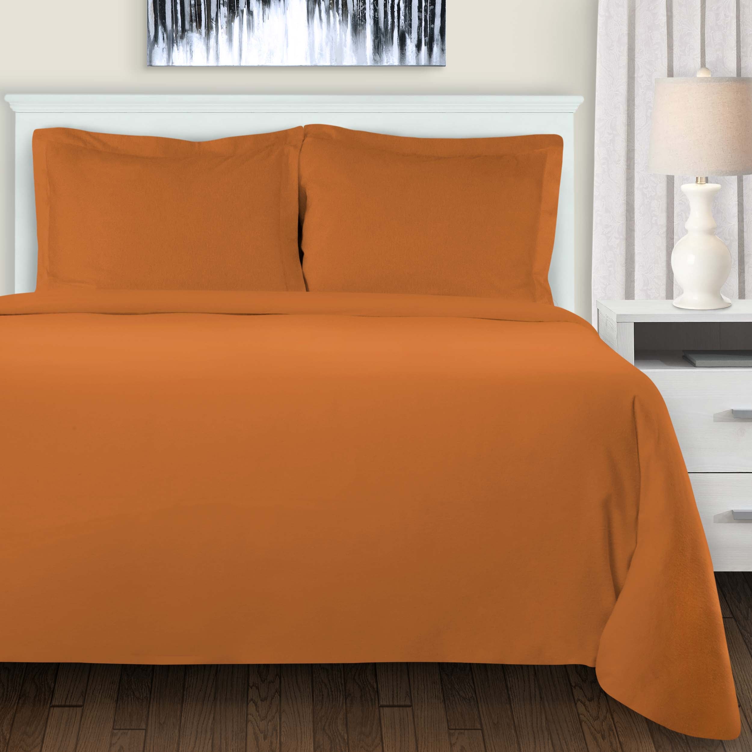 Premium 100% Cotton Flannel Duvet Cover Set - Soft & Cozy Bedding for Winter - Perfect for Master Bedroom, Guest Room & Cozy Nights