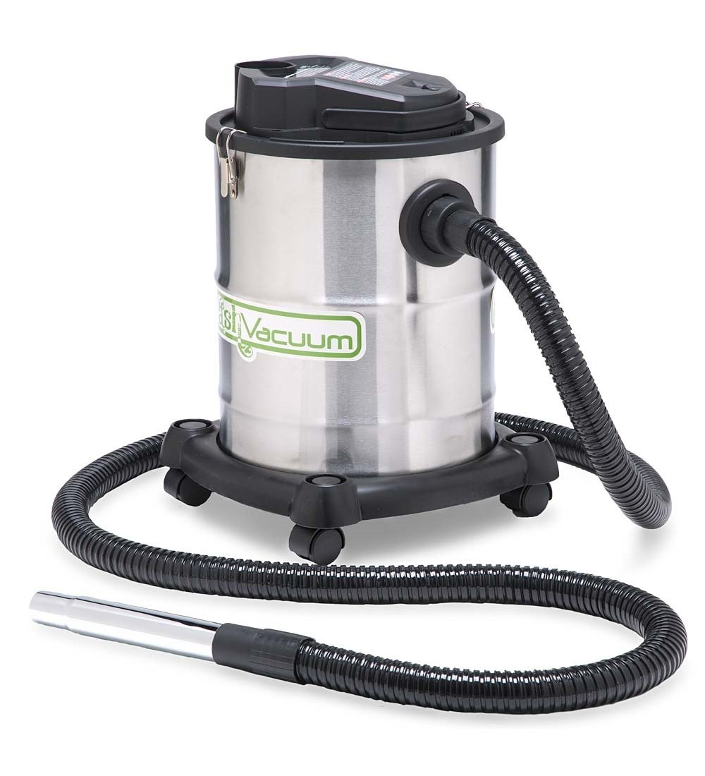 Heavy-Duty Heat-Resistant Fireplace Ash Vacuum Cleaner - Safe for Hot Ashes Removal, Fireplace & Wood Stove Maintenance