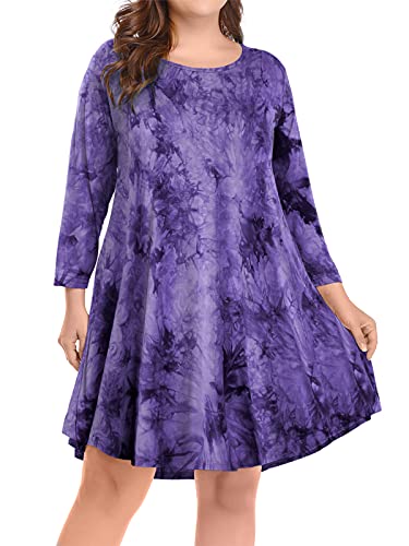 Tie Dye Purple