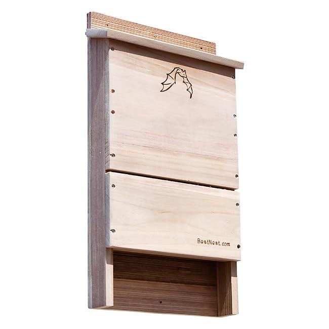 BestNest Single-Chamber Bat House for 85 Bats - Natural Mosquito Control & Eco-Friendly Garden Habitat (Outdoor Use)
