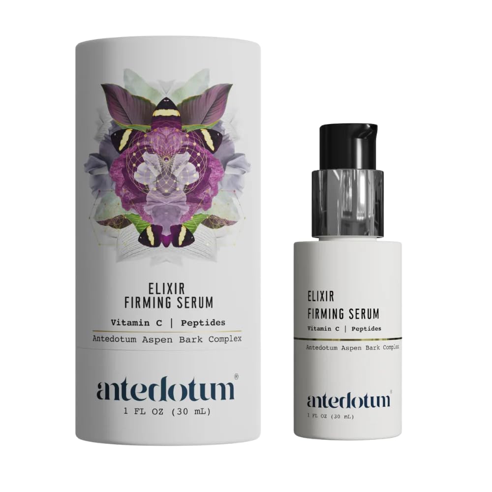Elixir Firming Serum - Anti-Aging & Hydrating Face Serum with Vitamin C, Hyaluronic Acid & Aspen Bark Complex for All Skin Types | Reduce Wrinkles, Brighten Skin | Perfect for Daily Skincare Routine & Nighttime Use