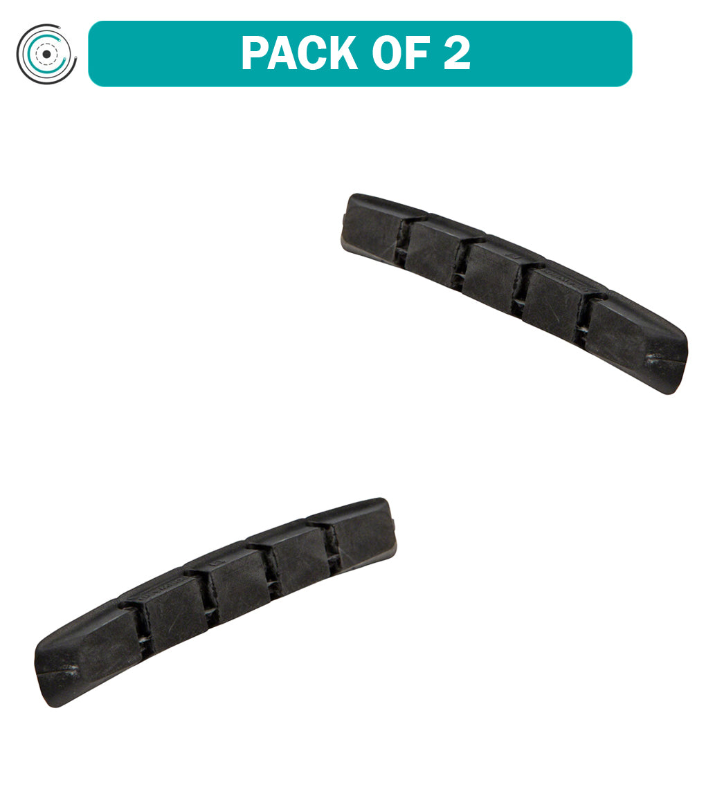 Shimano M70CT4 V-Brake Pads - 2 Pack for Mountain Bikes with Machined Sidewall Rims | Durable Braking Performance for Trail Riding & Commuting
