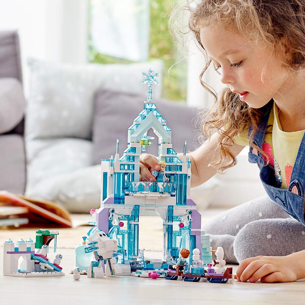LEGO Disney Frozen Elsa's Magical Ice Palace 43172 Building Kit with Elsa, Anna & Olaf Mini Dolls - 701-Piece Castle Playset for Kids Ages 6+ | Creative Gift for Frozen Fans | Perfect for Birthday, Christmas & Pretend Play Adventures