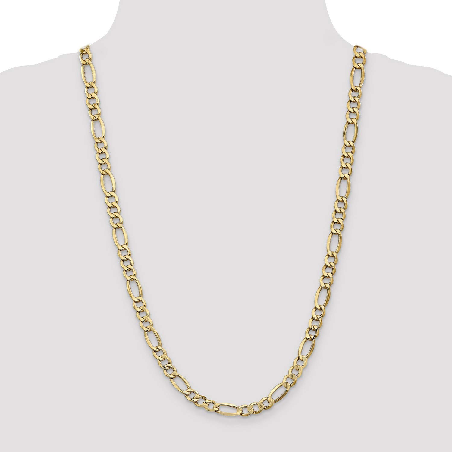 14K Yellow Gold Lightweight Figaro Chain Necklace, Bracelet or Anklet - Dainty Jewelry for Women, Men - Perfect for Everyday Wear, Gifts & Special Occasions
