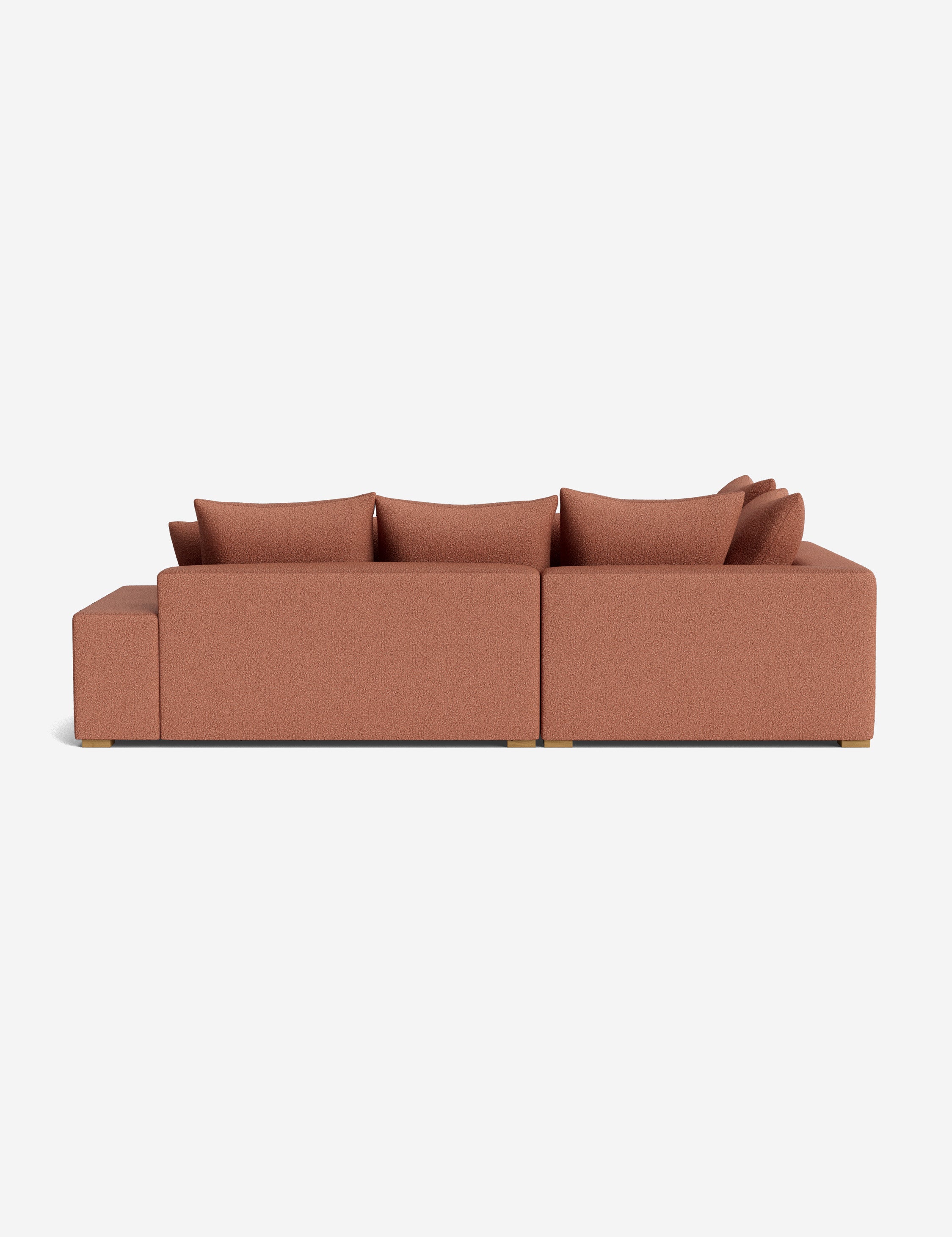 Stylish Clayton Sectional Sofa - Modern L-Shaped Couch for Living Room, Home Theater & Lounge Areas | Comfortable Fabric Upholstery & Spacious Seating