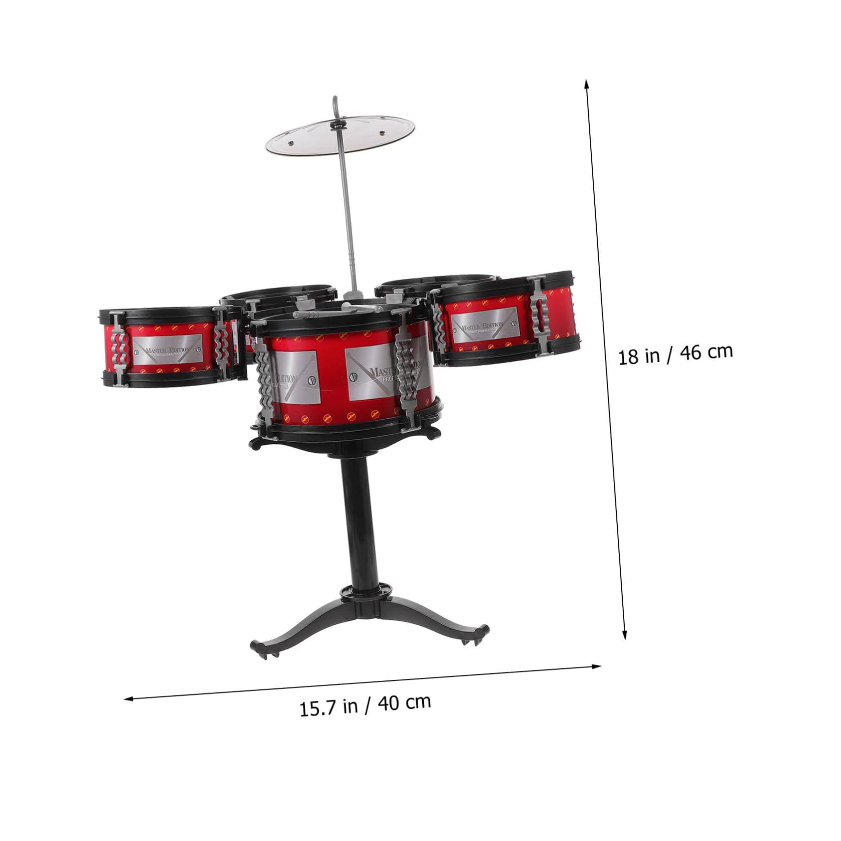 QUMIIRITY Kids Drum Set - Early Learning Musical Toy for Toddlers & Children, Percussion Instruments for Baby & Preschoolers - Perfect for Home Play, Classroom Activities & Birthday Gifts