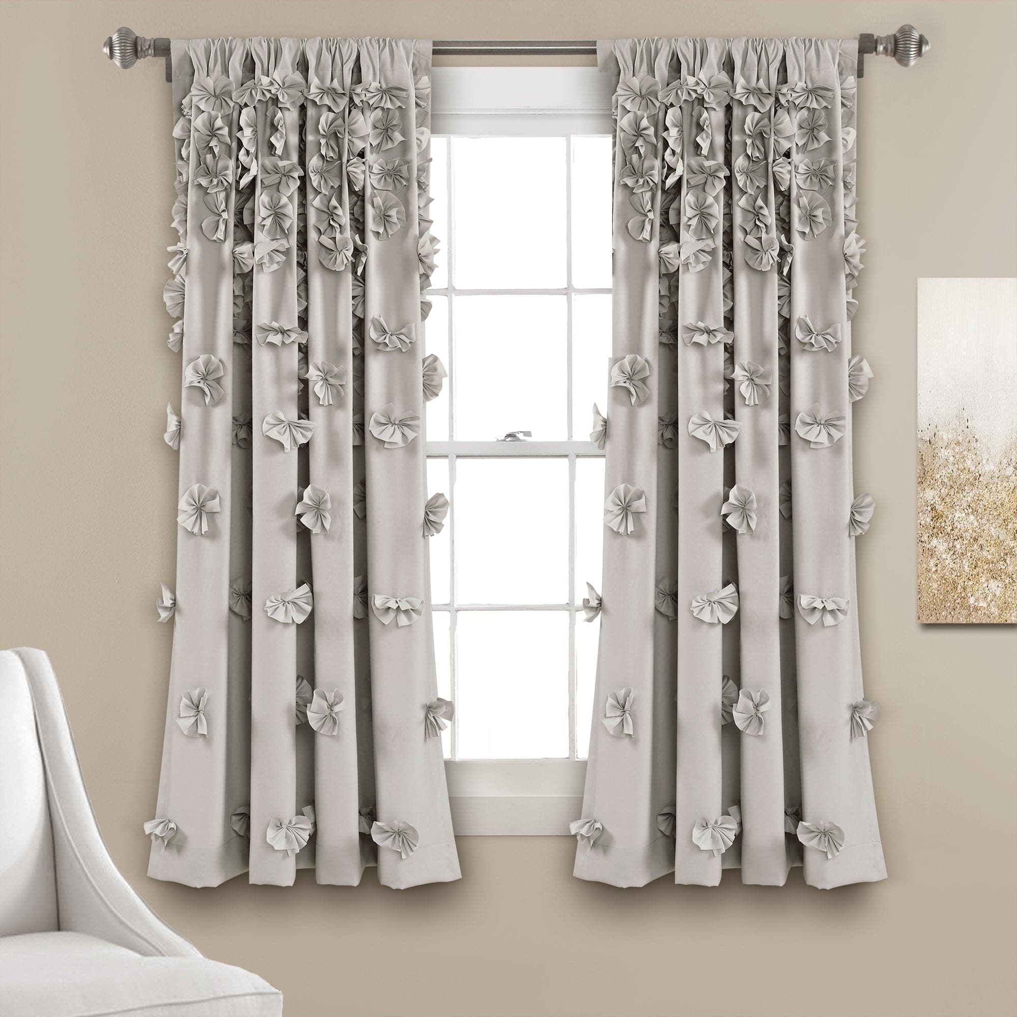 Stylish Riley Window Curtains for Living Room & Bedroom - Blackout & Thermal Insulated Drapes for Home Decor