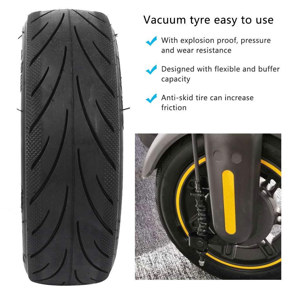Keenso Scooter Tires - Explosion-Proof Rubber Vacuum Tires for Ninebot G30 Electric Scooter | Durable & Safe Replacement Tires for Commuting & Urban Riding