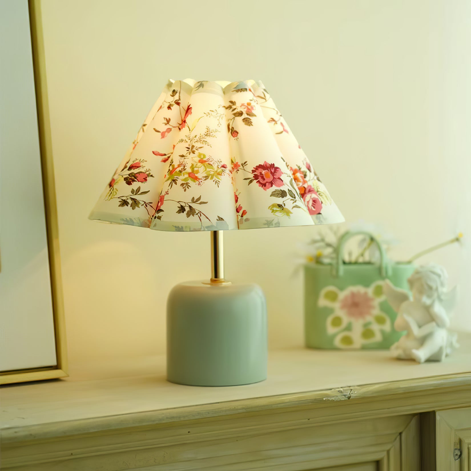 Lunitidal Modern LED Table Lamp - Adjustable Brightness, USB Charging Port, Bedside Nightstand Light for Reading, Office, Living Room Decor
