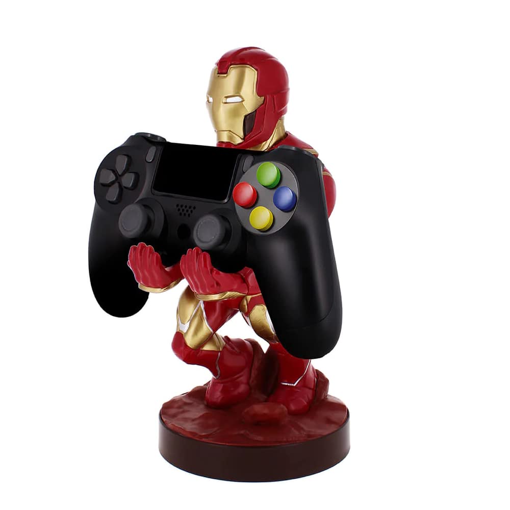 EXG CABLE GUYS Marvel Avengers Iron Man Controller Smartphone Stand - Officially Licensed Marvel Collectible - Perfect for Gaming, Streaming & Desk Decor