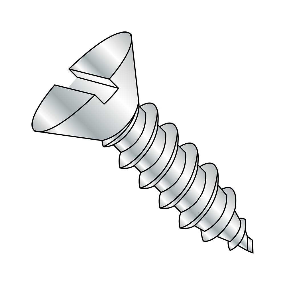 #8-15 Steel Sheet Metal Screws, Zinc Plated (50 Pack) - DIY & Home Repair