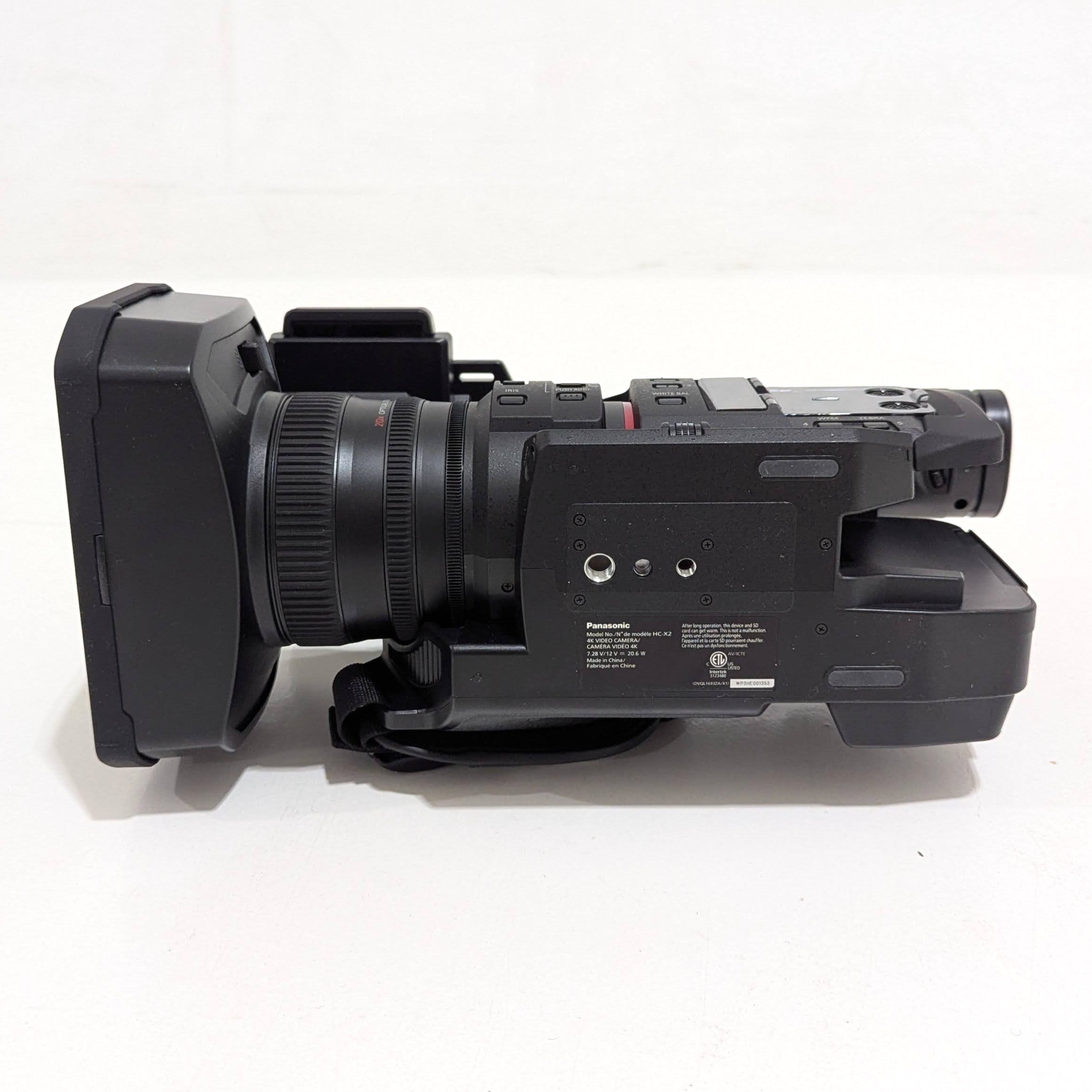 Panasonic HC-X2 4K Camcorder - Open Box Excellent Condition | Professional Video Recording for Vlogging, Travel & Events