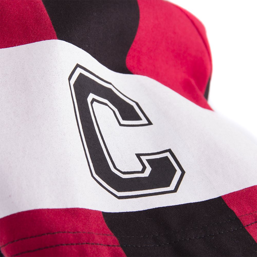 COPA Football Milan Capitano T-Shirt - Official AC Milan Captain Jersey for Men - Perfect for Soccer Matches & Fan Support