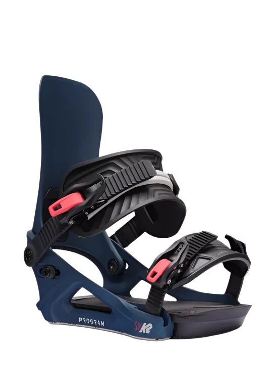 K2 Program Snowboard Bindings 2025 - High-Performance Snowboard Bindings for All-Mountain & Freestyle Riding | Perfect for Powder, Park & Backcountry Adventures