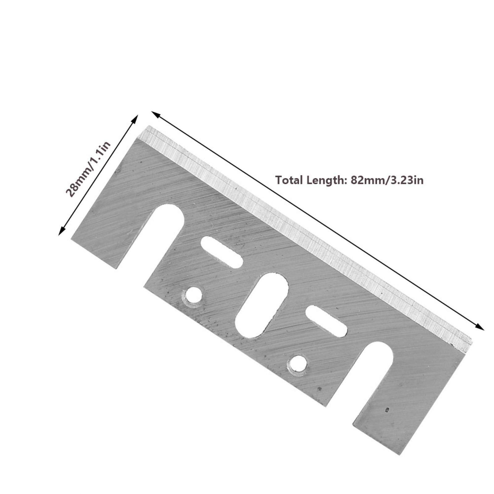 Premium High-Speed Steel Planer Blade - Industrial Strength, No Deformation, Extra Hard & Durable Replacement Blade for Electric Hand Planers - Perfect for Woodworking, Carpentry & DIY Projects