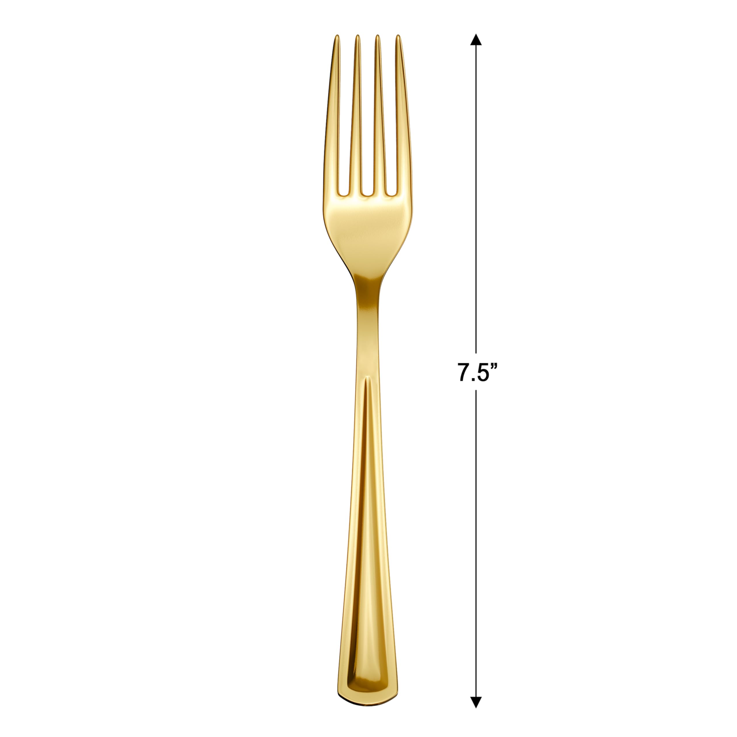 160-Pack Heavy Duty Gold Plastic Forks - Premium Disposable Silverware for Catering, Parties, Weddings, BBQs & Outdoor Events - Elegant & Durable Cutlery for Any Occasion