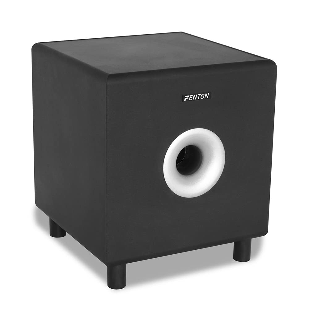 Fenton 5.1 Channel Black Home Theater Speaker System with Powerful Bass - Immersive Surround Sound for Movies, Music & Gaming | Easy Setup Hi-Fi Audio System | Perfect for Living Room, Home Cinema & Gaming Setup