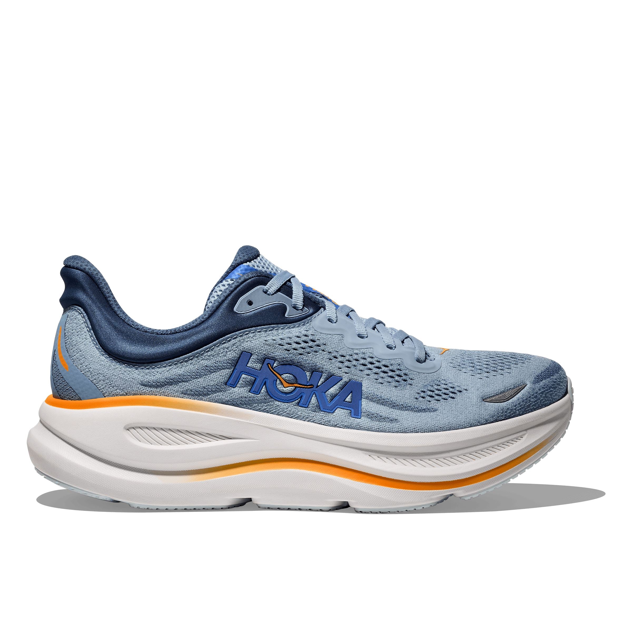 HOKA Bondi 9 Men's Running Shoes - Medium Width - Cushioned Road Running & Walking Shoes for Men - Perfect for Marathon Training, Jogging, and Everyday Comfort