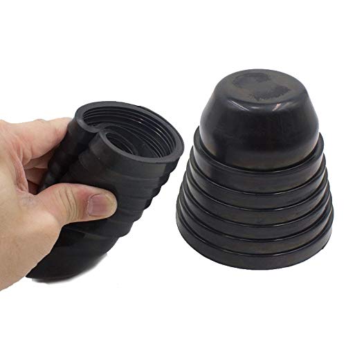 Flashtech Universal Headlight Backcap - 10 Pack Bulk Set for Car, Truck, SUV & Motorcycle Headlight Assembly Replacement - Durable & Weatherproof Design