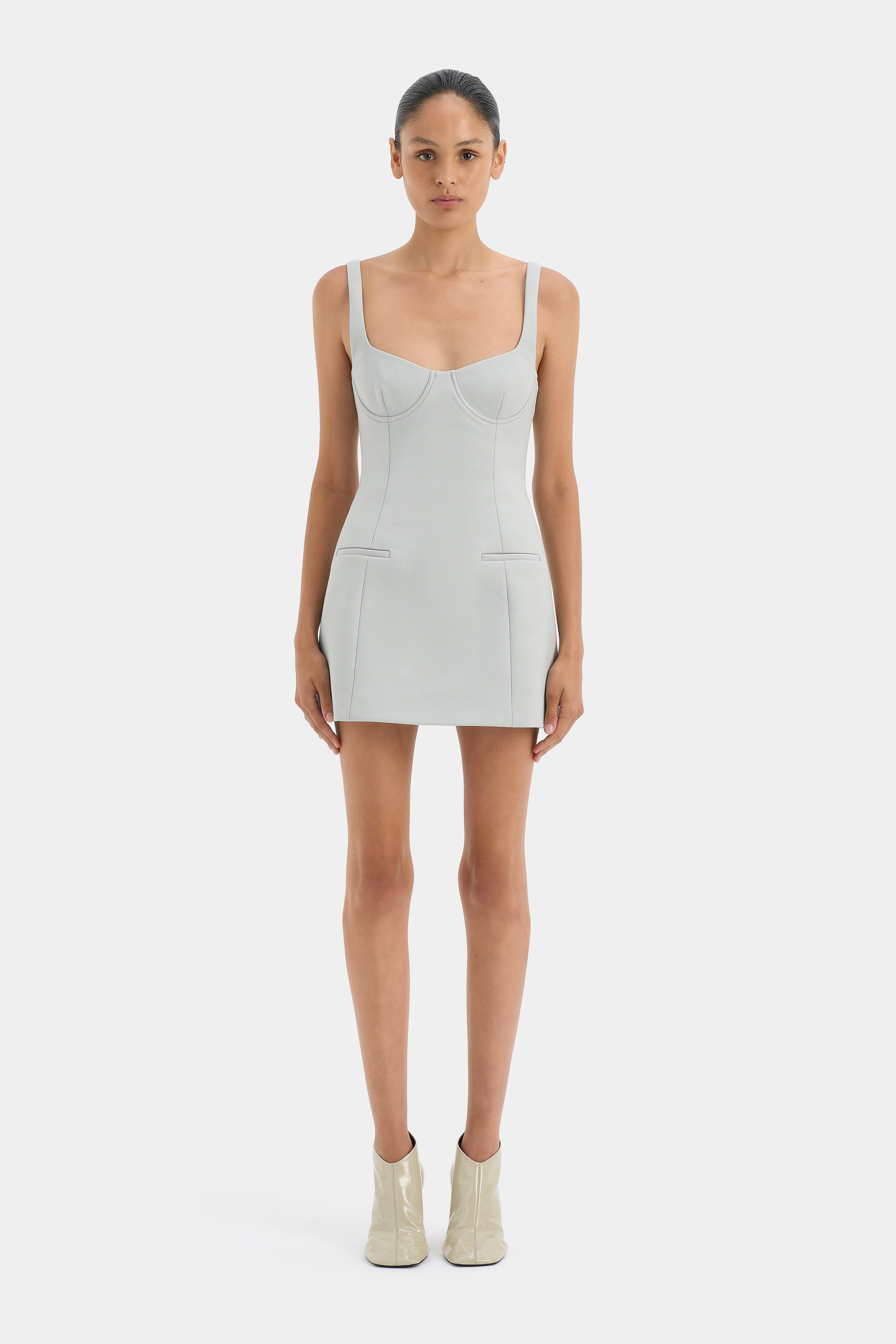 Sandrine Balconette Mini Dress - Sexy Floral Lace Summer Dress for Women | Perfect for Date Night, Cocktail Party & Beach Vacation