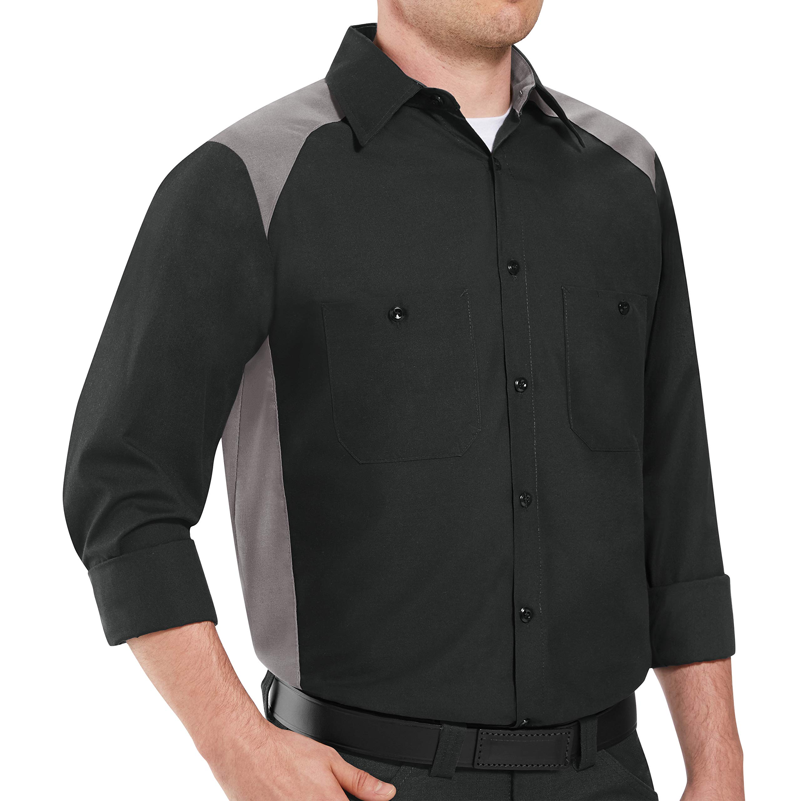 Red Kap Men's RK Motorsports Shirt - Durable Workwear for Mechanics & Auto Enthusiasts | Perfect for Garage, Racing & Automotive Jobs