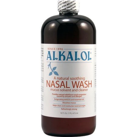 Alkalol Nasal Wash Liquid - Natural Sinus Relief & Nasal Congestion Solution for Adults & Kids | Allergy & Cold Season Use
