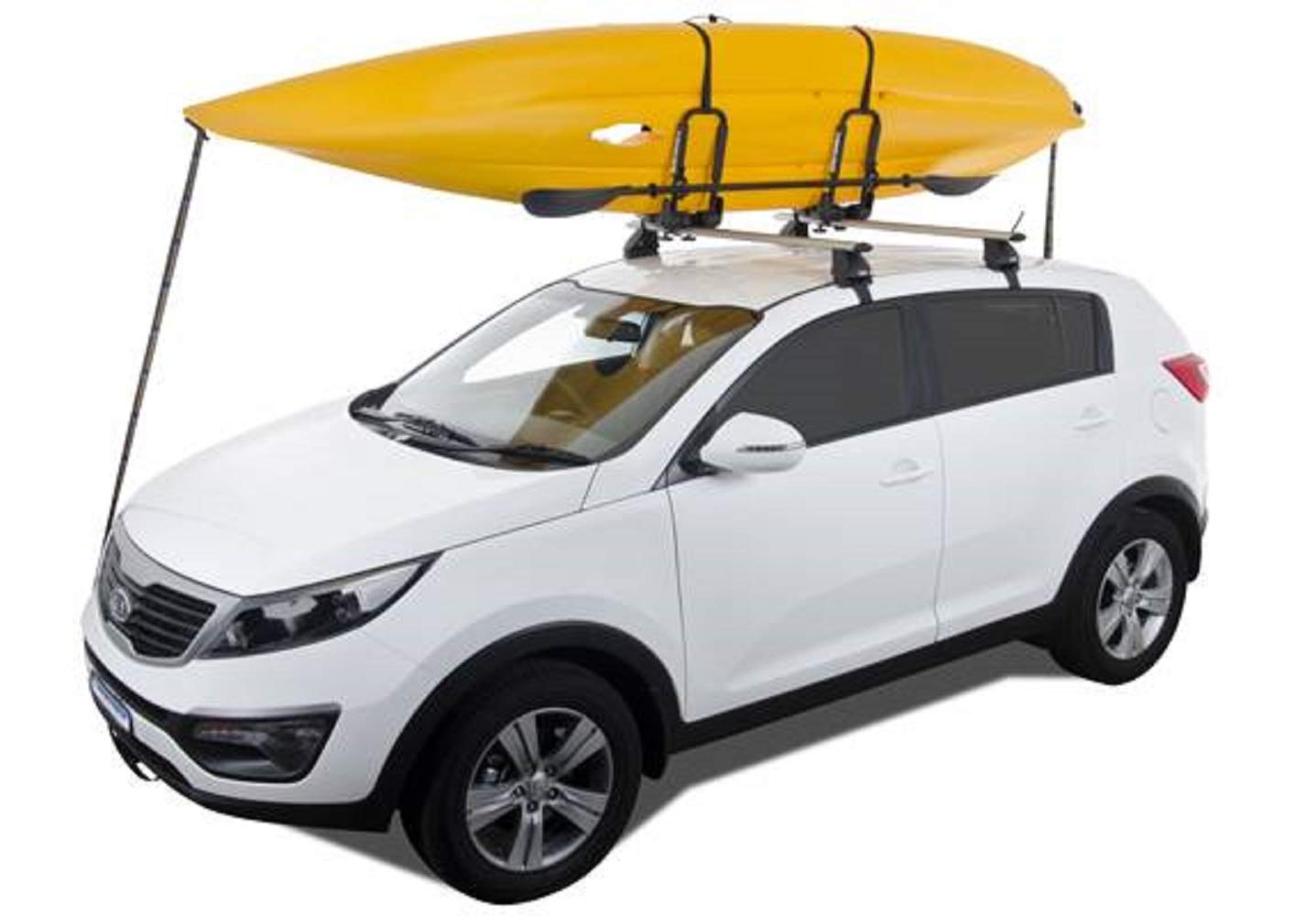 Rhino Rack S512 Folding J-Style Kayak Carrier for Easy Roof Transport