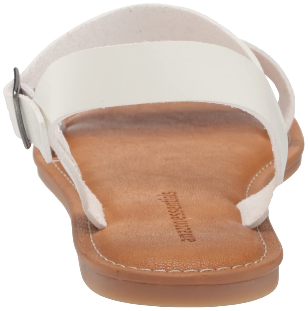 Amazon Essentials Women's Comfortable Two Strap Buckle Sandals - Lightweight Casual Summer Beach Shoes for Walking, Travel & Outdoor Activities