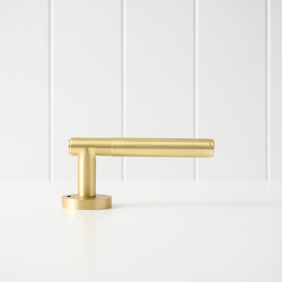 Premium Brushed Brass Door Handle - Elegant & Durable Hardware for Melbourne Homes | Perfect for Interior & Exterior Doors, Cabinets, and Wardrobes