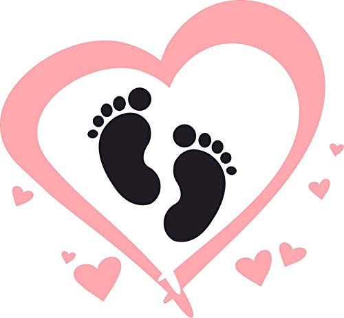 Baby Feet in heart