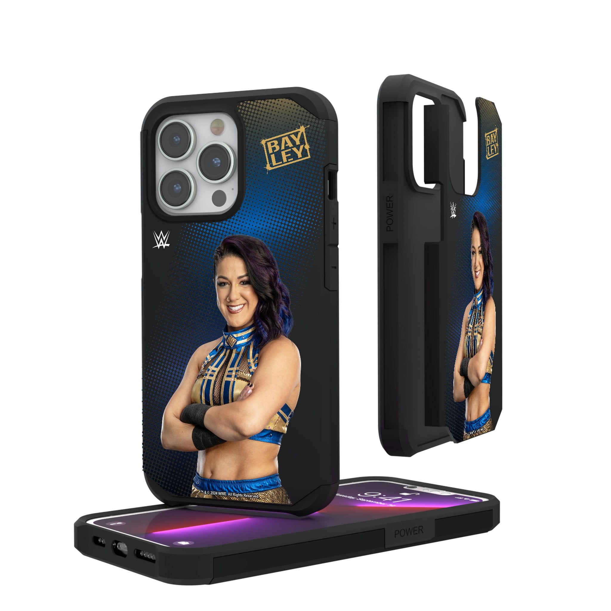 Bayley Superstar Rugged Phone Case - Shockproof & Durable Protection for iPhone/Samsung - Perfect for Outdoor, Work & Adventure