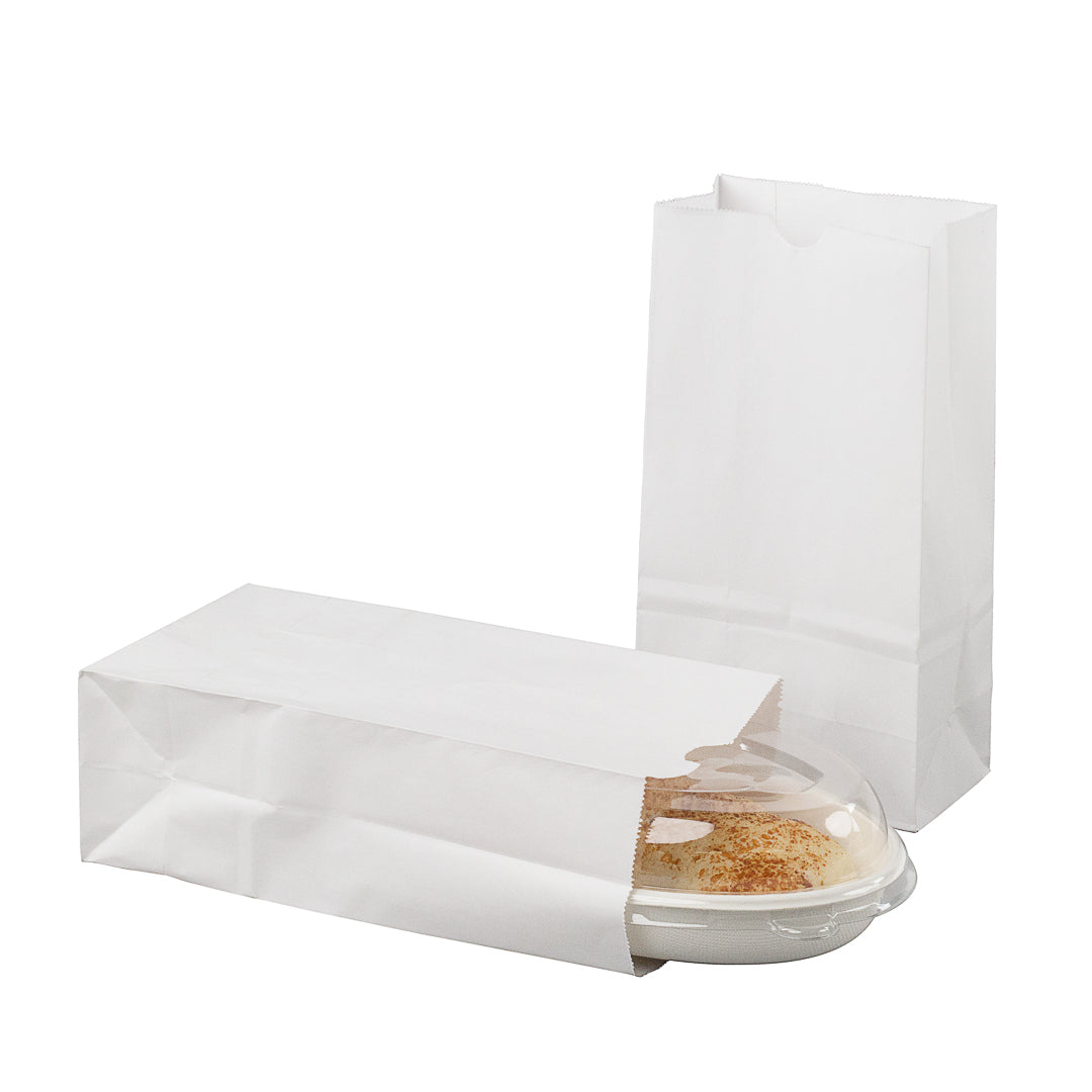 White Paper Bags 4 lb - 5