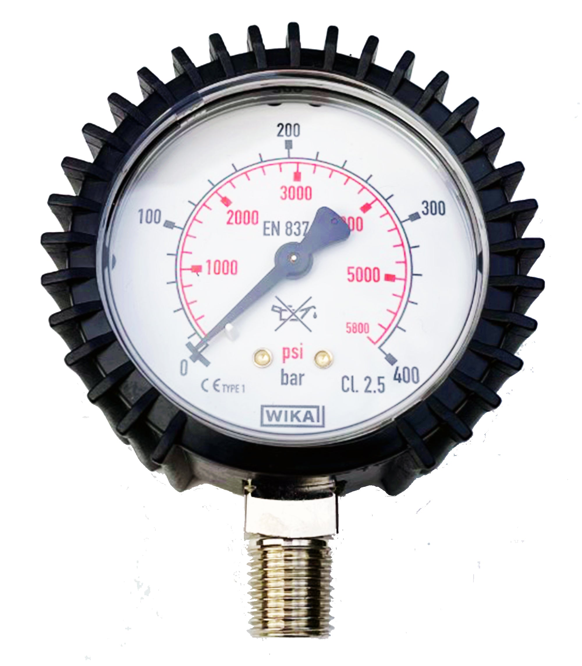 Beaver Airgun Charging Adapter with Pressure Gauge - High Precision PCP Rifle Accessory for Hunting & Target Shooting