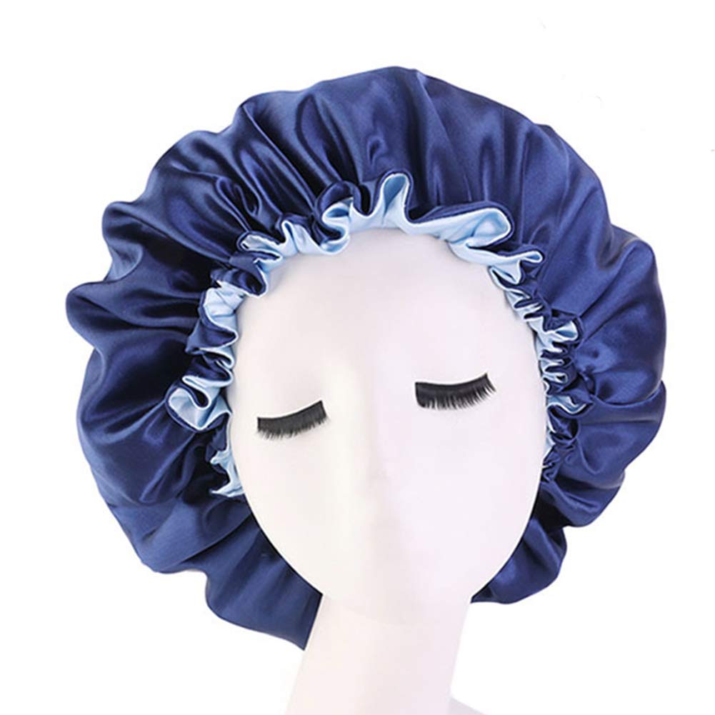 Double Layer Bonnet for Women - Soft & Breathable Sleep Cap for Natural Hair Protection - Perfect for Nighttime, Travel & Home Use