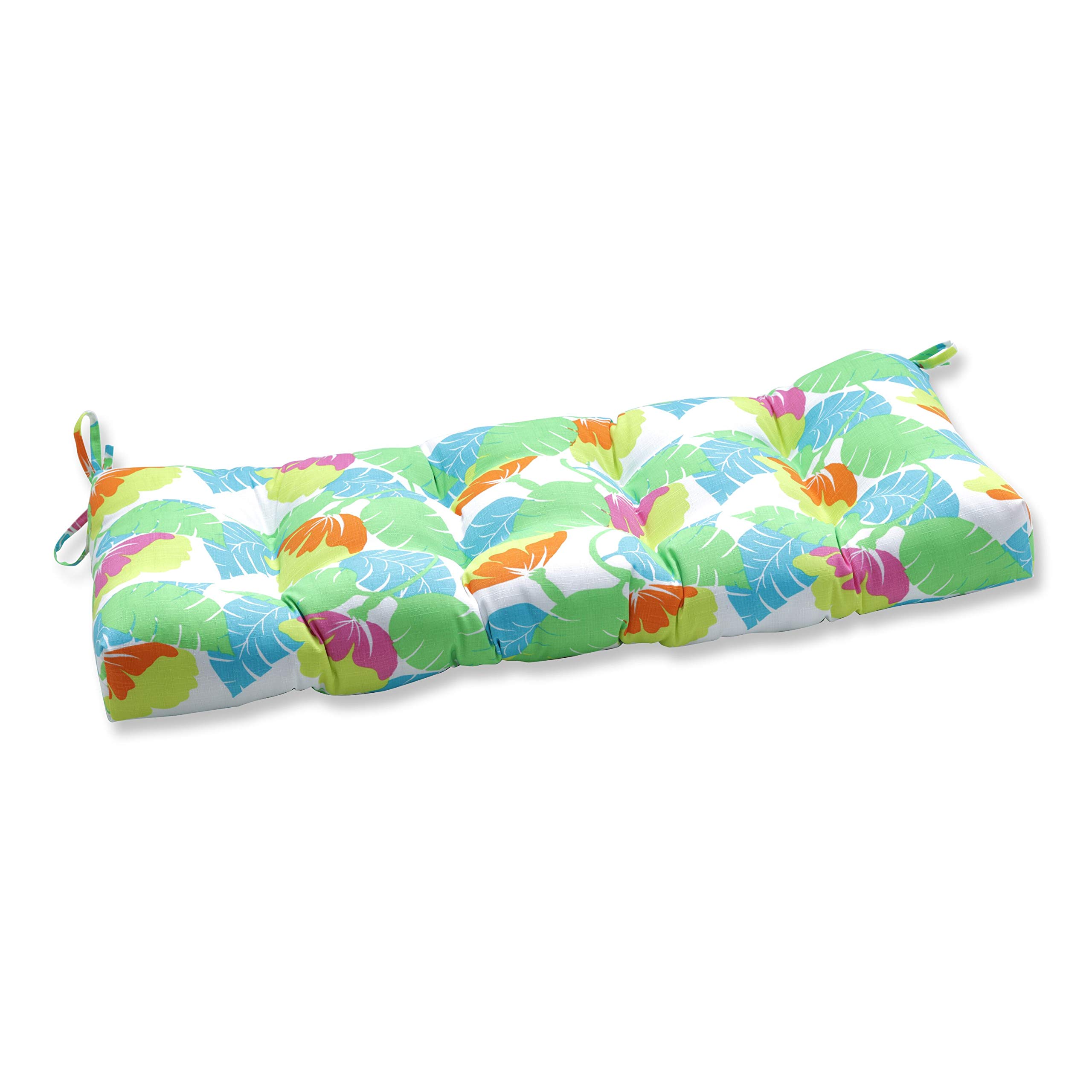Pillow Perfect Avia Fiesta Lime Tufted Bench & Swing Cushion - 44