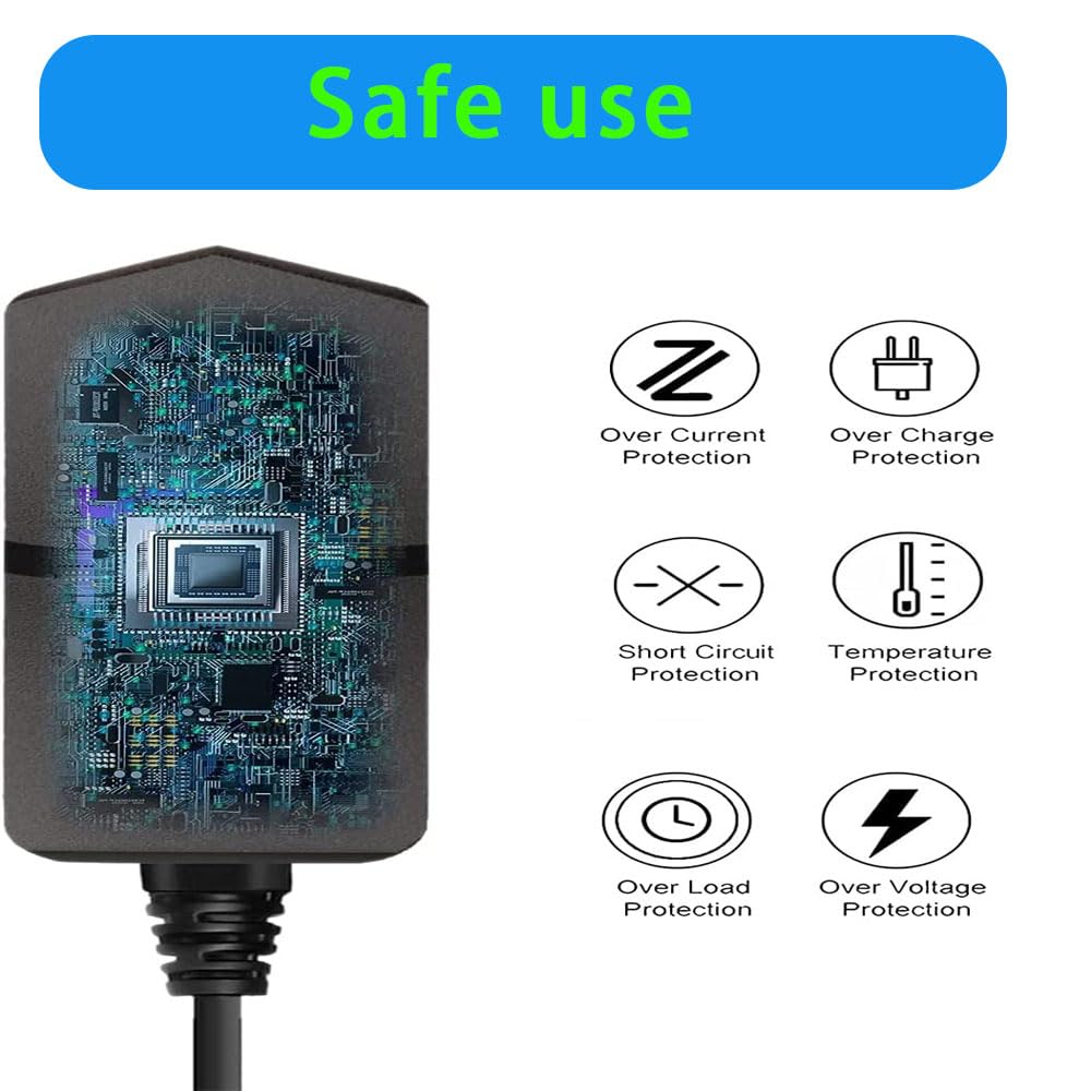 24V 1A 24W Power Adapter AC 100V-240V to DC 24 Volt Charger for Essential Oil Diffuser, Humidifier, PCB Design, Computer Speakers, Home & Office Use