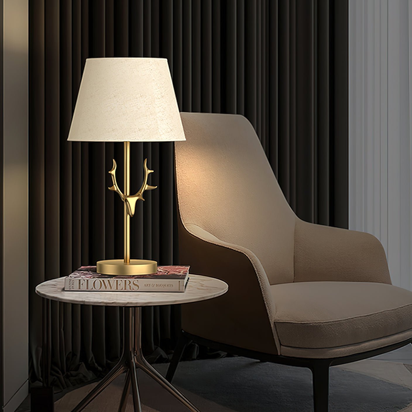 Dalton Table Lamp - Modern LED Desk Light with Adjustable Brightness for Home Office, Bedroom & Living Room | Energy Efficient & Stylish Lighting Solution