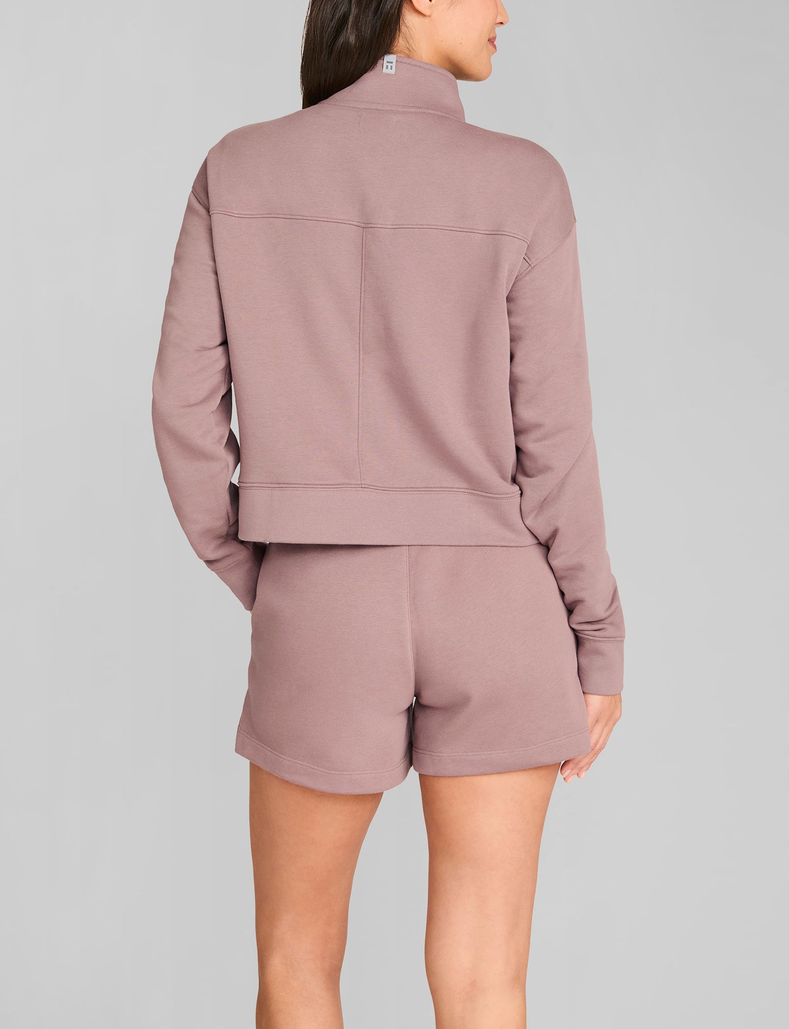 Women's French Terry Half Zip Sweatshirt - Soft Pullover Hoodie for Casual Wear, Gym & Lounge - Cozy Fall & Winter Fashion