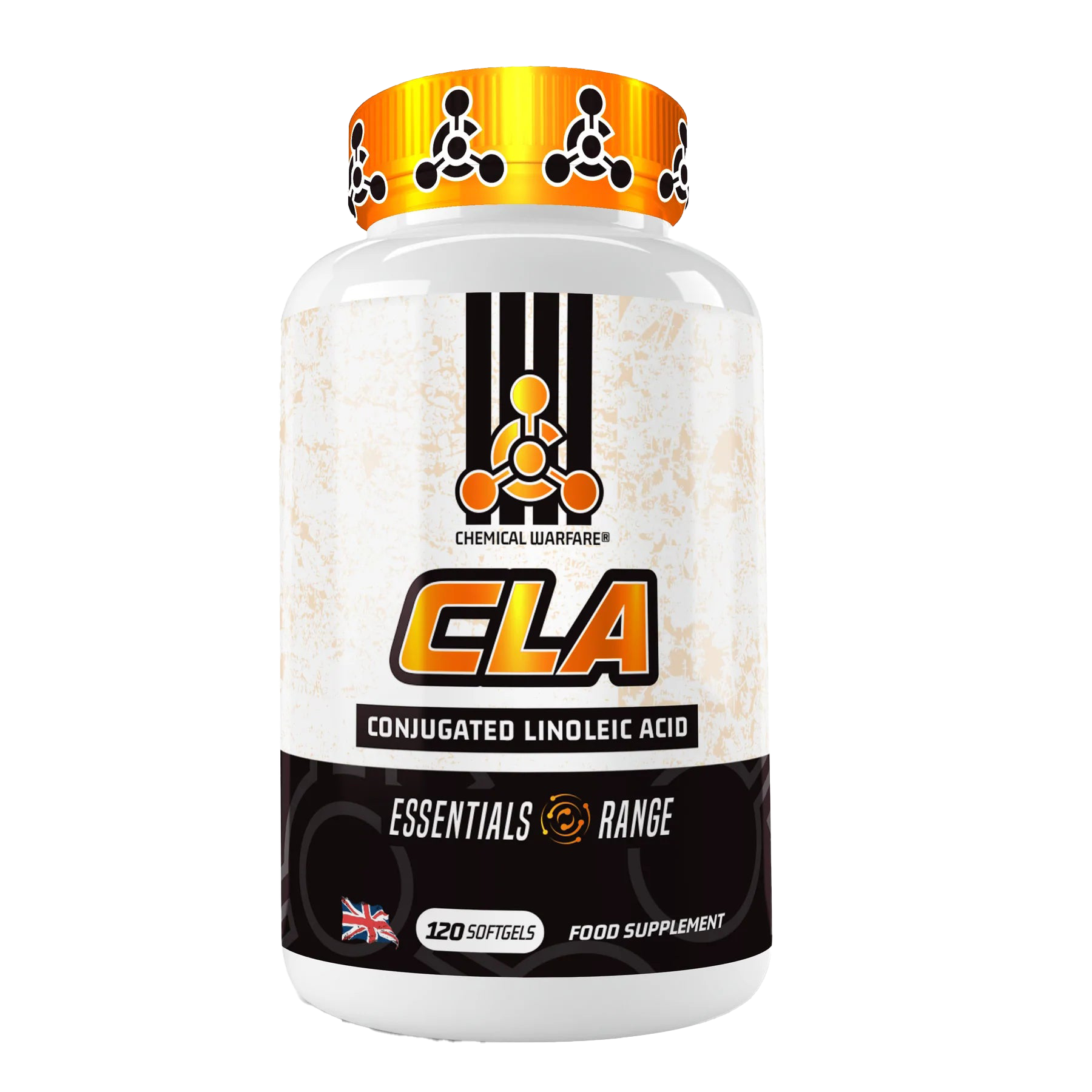 Chemical Warfare CLA 120 Softgels - Premium Conjugated Linoleic Acid Supplement for Weight Loss & Muscle Tone - Ideal for Fitness Enthusiasts & Bodybuilders