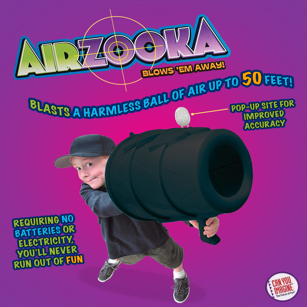Airzooka Air Shooter Toy - Fun Blaster Gun for Kids & Adults - Indoor/Outdoor Play - Great for Parties, Pranks & Stress Relief
