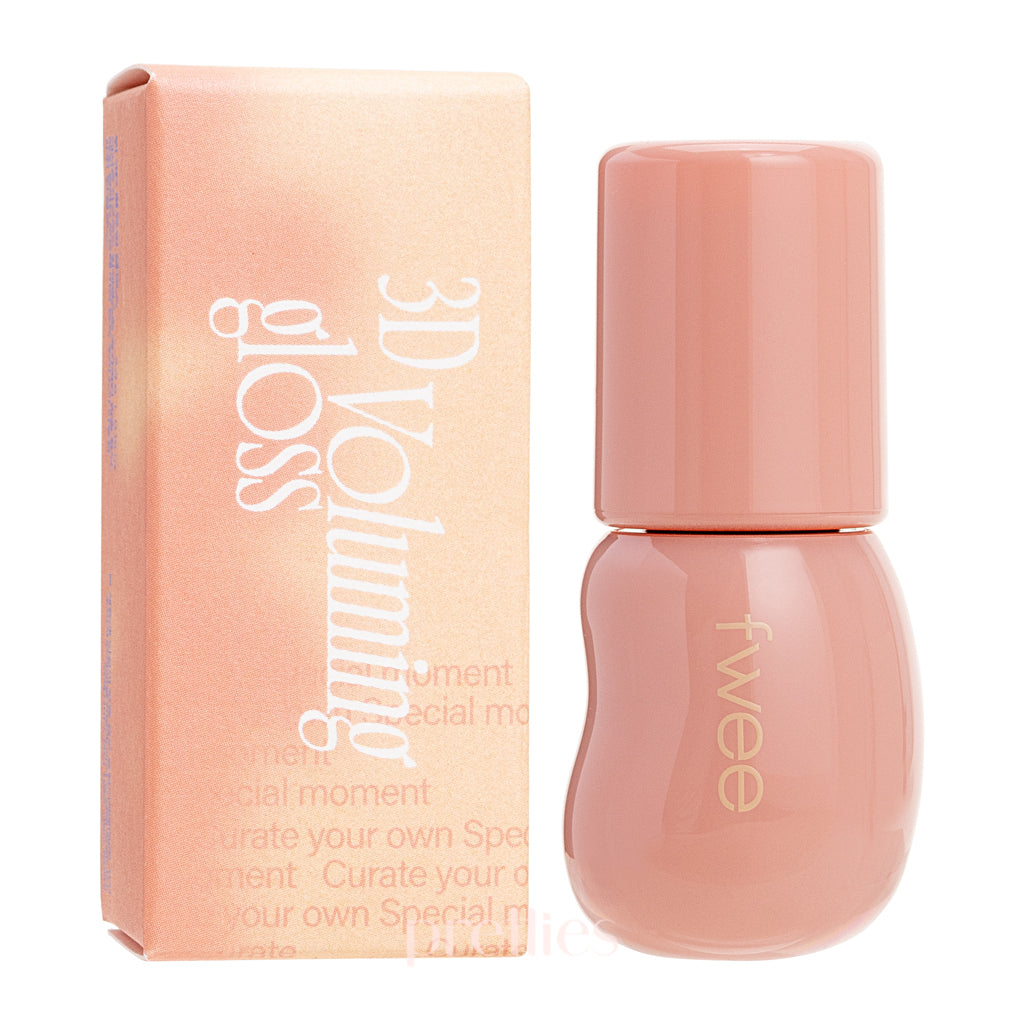Fwee 3D Volumizing Lip Gloss 5.3g (01 Nude Vanilla) - Plump & Shine for Everyday Wear & Special Occasions